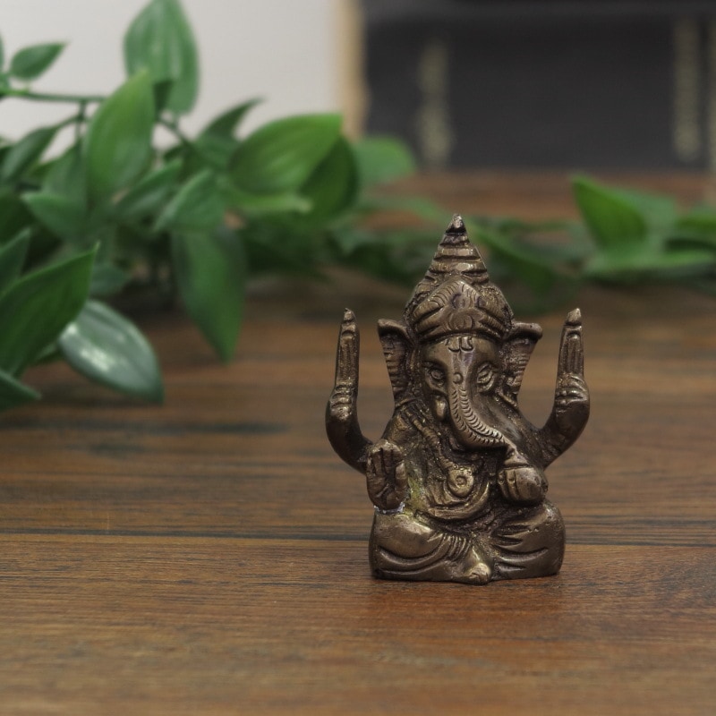 ヒンドゥー教神様 真鍮製ガネーシャ｜マライカ公式通販