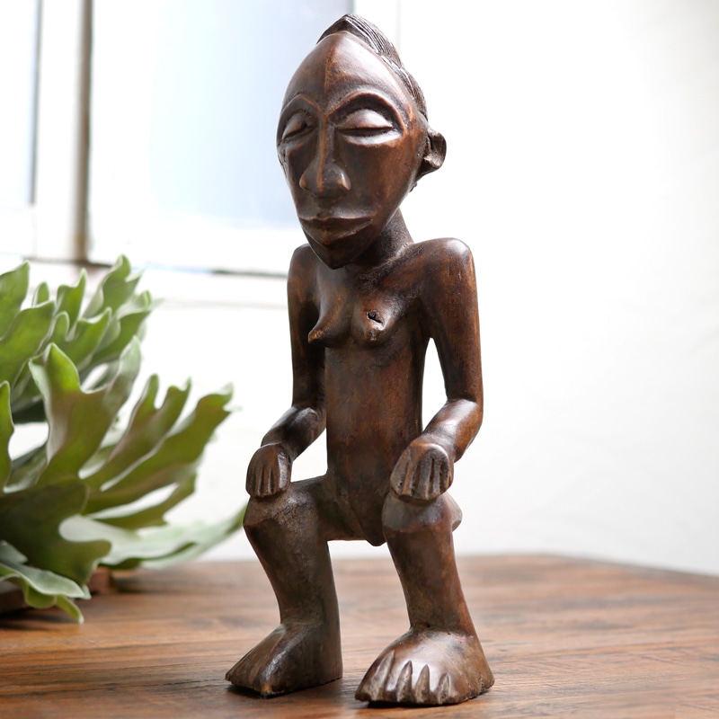 ルバ族木彫り像｜マライカ公式通販