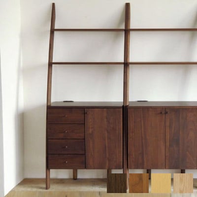 ディープ2 シェルフ キャビネット 片開A 収納棚 | おしゃれな家具