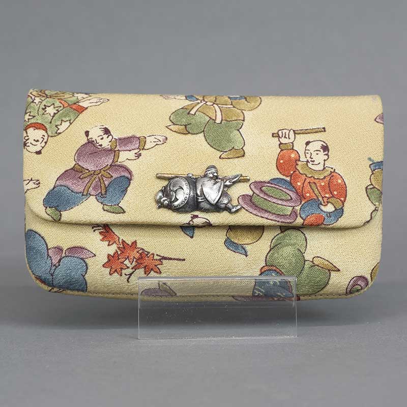 職人の一点物】叺（カマス）No.08『提物｜刻み煙草入れ・人物画-宴』祭