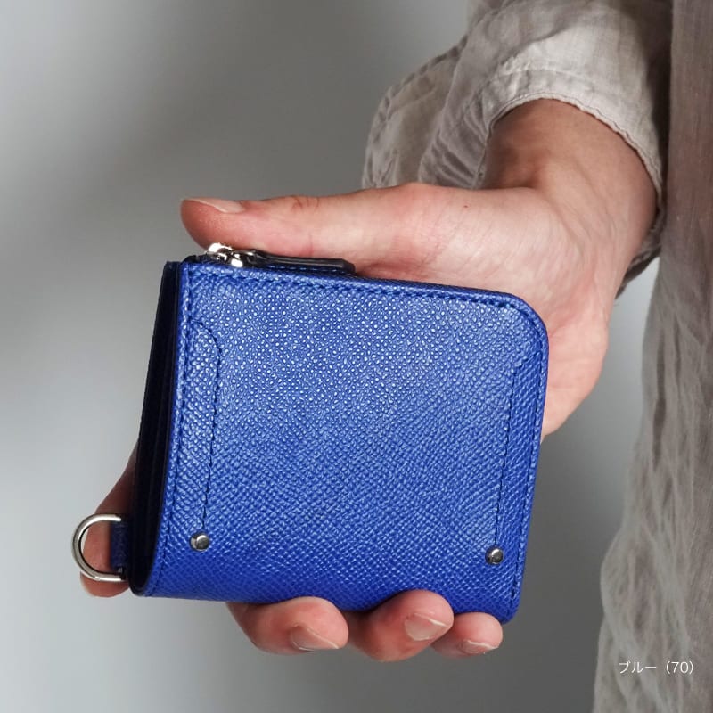 美品Felisiコインケース1074ミニ財布レザークロコダイル型押し小銭入れ