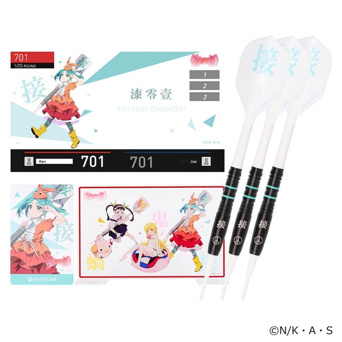 物語シリーズ ダーツセット 忍野 忍ver.〈アクリルダーツスタンド付き