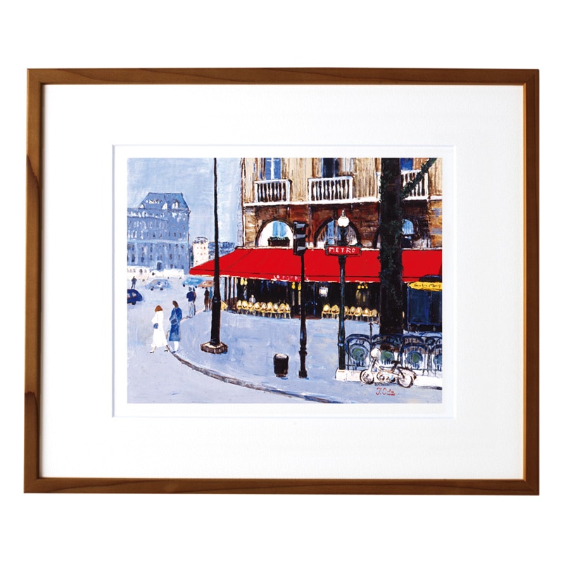 複製画 【パリの街角】 №F101の作品情報｜口と足で描く芸術家協会