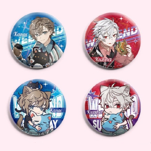 在庫】第二弾 ChroNoiR 叶＆葛葉缶バッジセット第二弾 にじ