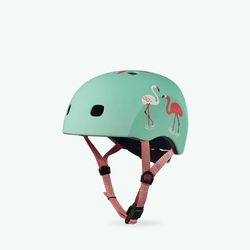 子供用ヘルメットLED フラミンゴ [CE認証] - アクセサリー ｜キック