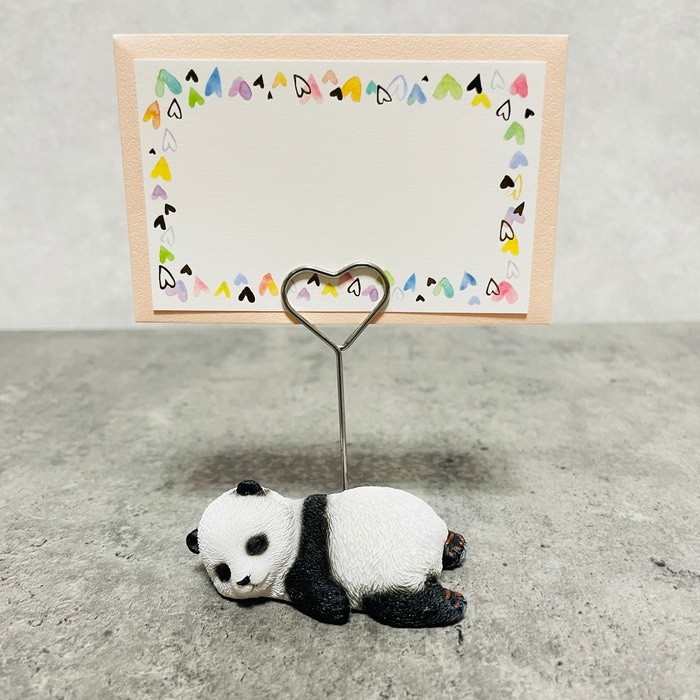 メモスタンド パンダ woobia ウービア かわいいメモクリップ 贈り物