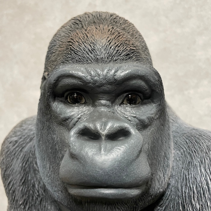 シルバーバック デカ黒ゴリラ 大 グッズ 高さ53cm woobia ウービア