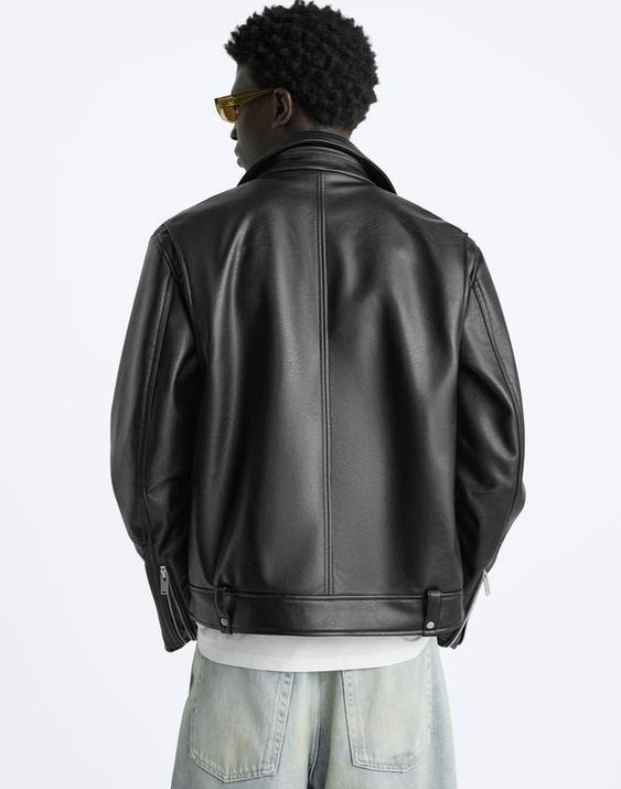 ZARA フェイクレザー ライダースジャケット｜MIRISE(ミライズ)公式通販