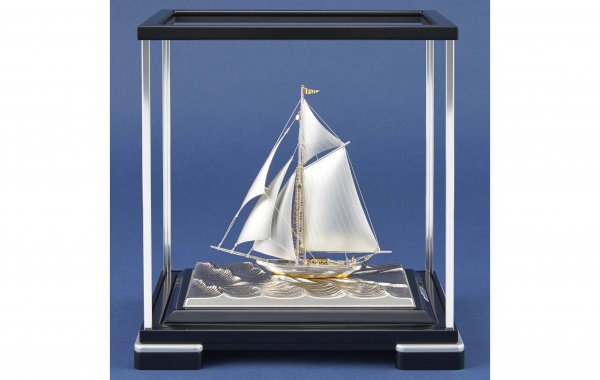 置物 ヨット(1本マスト) | 宮本商行オンラインショップ : 銀製品