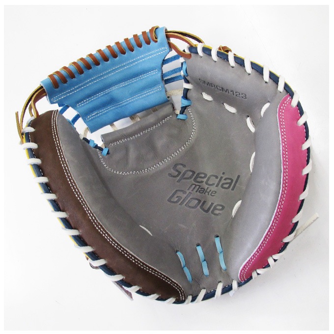 SSK（エスエスケイ）限定 軟式用キャッチャーミット カラフルシリーズ