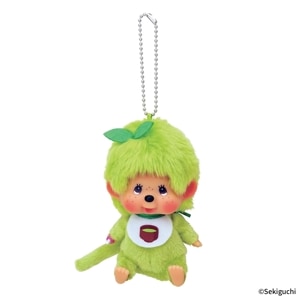 予約】 顔でかモンチッチ SS 女の子 キーチェーン|【ぬいぐるみの