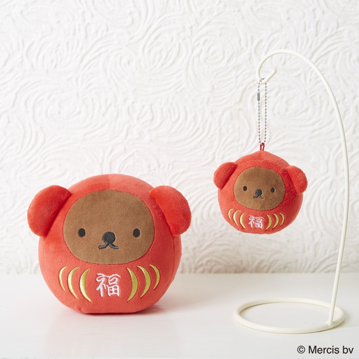 ボリス 福だるま マスコットキーチェーン|【ぬいぐるみのセキグチ