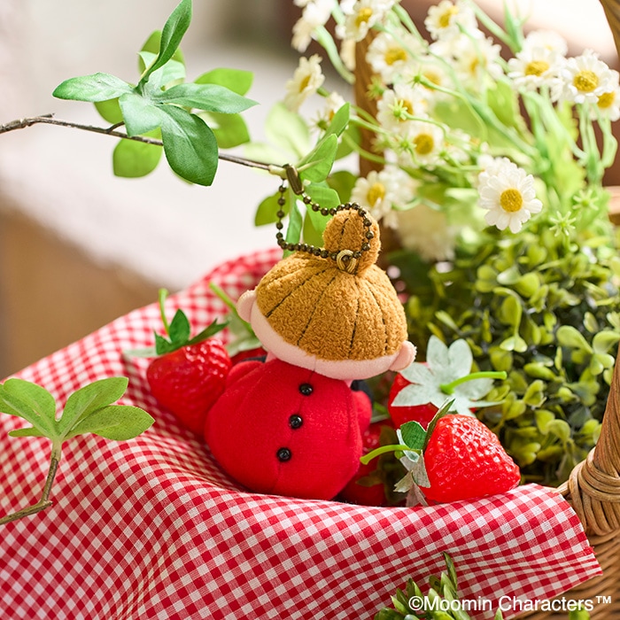 いちごのようなリトルミイぬいぐるみ マスコット|【ぬいぐるみの