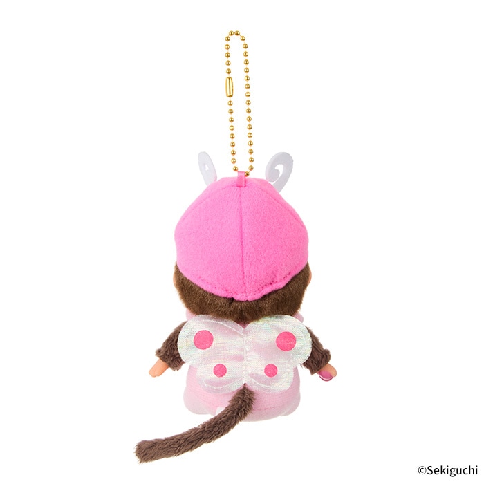 OS限定】 モンチッチ 顔でかSSキーチェーン ちょうちょ|【ぬいぐるみの