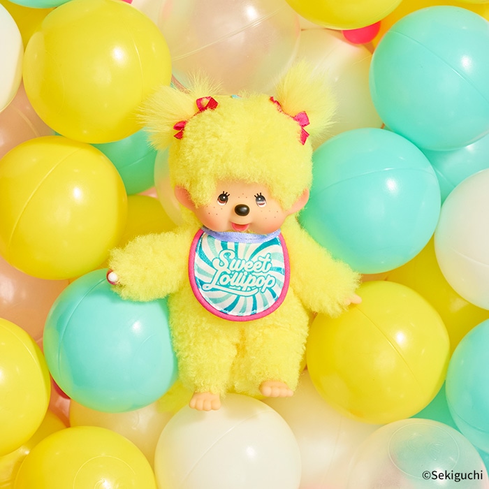 スウィートロリポップ モンチッチ キーチェーン（イエロー