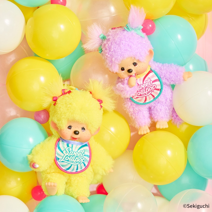 スウィートロリポップ モンチッチ キーチェーン（パープル