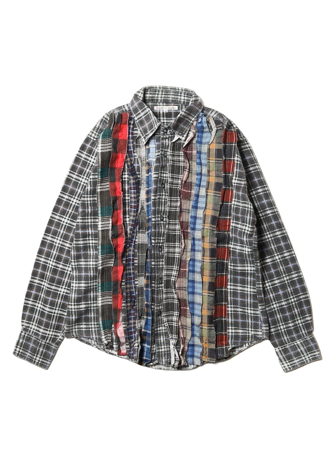 Rebuild by Needles フランネルシャツ 再構築 チェック 好配色 再構築アイテムで人気を博す【Rebuild by Needles/リビルドバイ