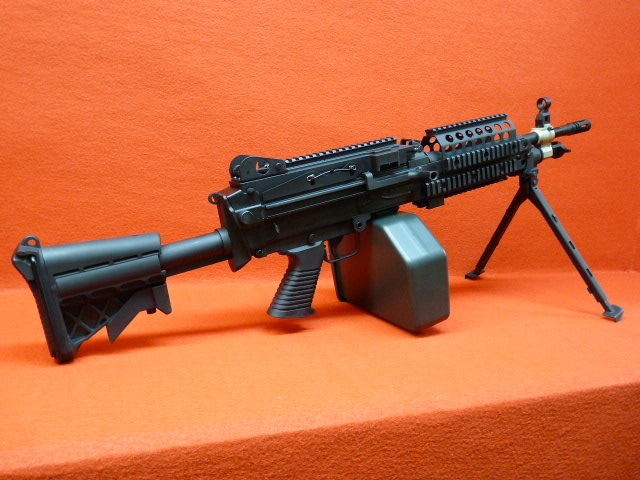 大型宅配便】【送料無料対象外】A&K・ミニミ m249 Mk46 ハイスピード