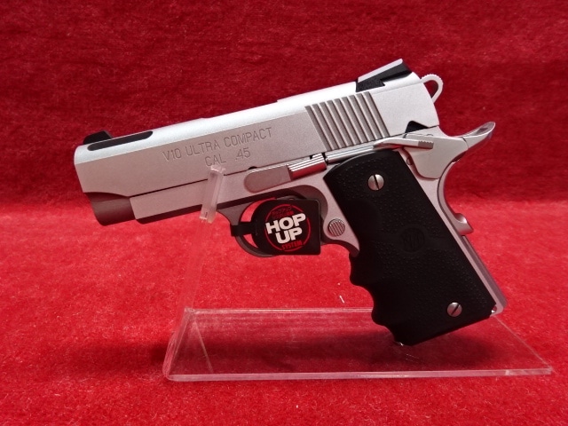 東京マルイ ガスブローバック V10 ULTRA COMPACT シルバー リアル刻印