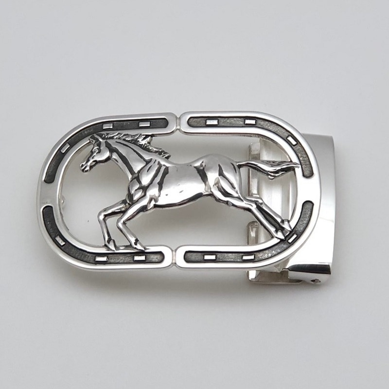 銀製 バックル（馬） ベルト幅35㎜用 | 銀製品,小物 | 森銀器製作所