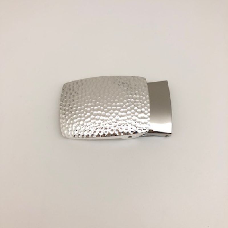銀製 バックル（槌目模様）ベルト幅30㎜用 | 銀製品,小物 | 森銀器