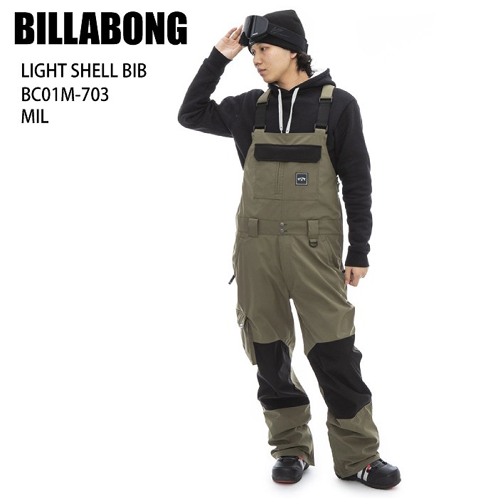 BILLABONG ビラボン ウェア BC01M-703 LIGHT SHELL BIB 22-23 MIL