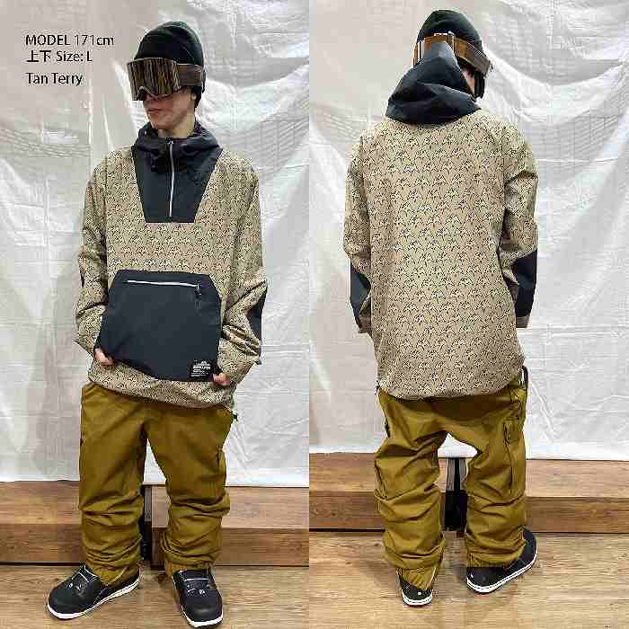 AIRBLASTER ウェア FREEDOM PULLOVER 22-23 TAN TERRY メンズ