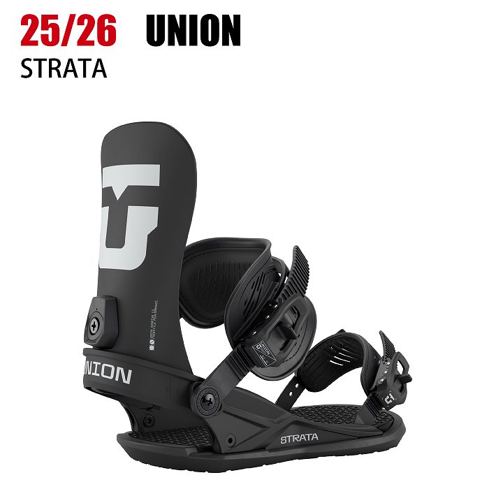 2026 UNION ユニオン STRATA ストラータ BLACK 25-26 スノーボード