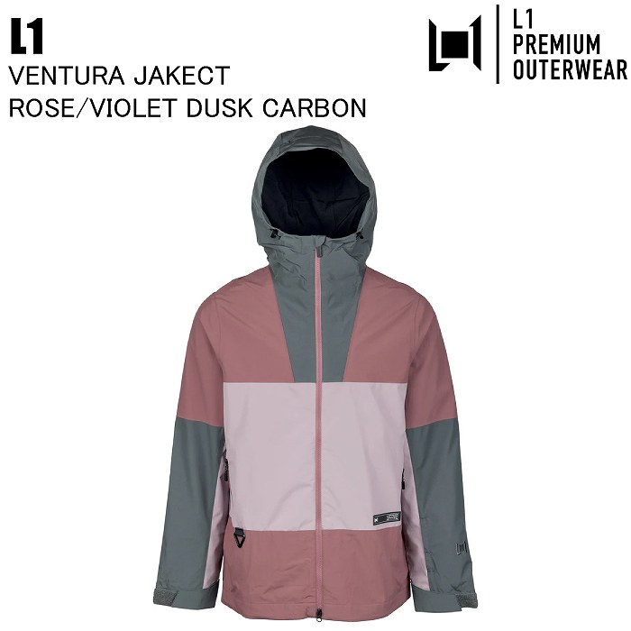 L1 エルワン VENTURA JACKET BURNT ROSE/VIOLET DUSK/CARBON