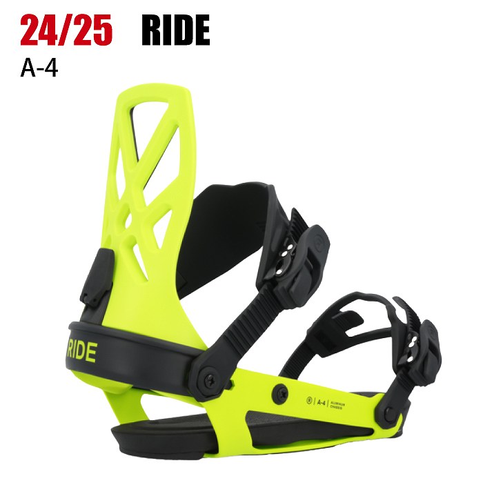 2025 RIDE ライド A-4 LIME 24-25 スノーボード ビンディング
