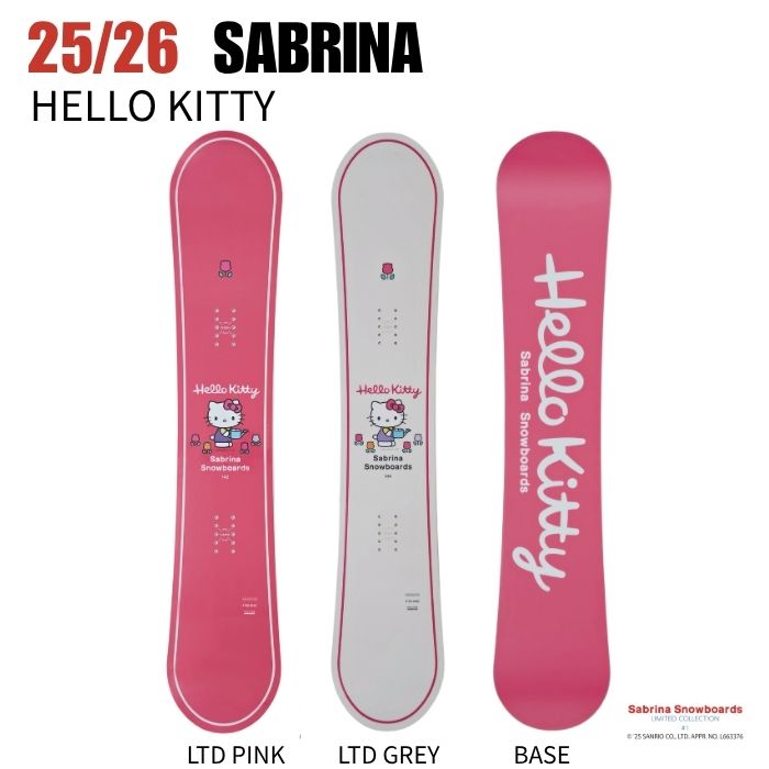 2026 SABRINA サブリナ SABRINA×HELLO KITTY LTD ハローキティ 25-26