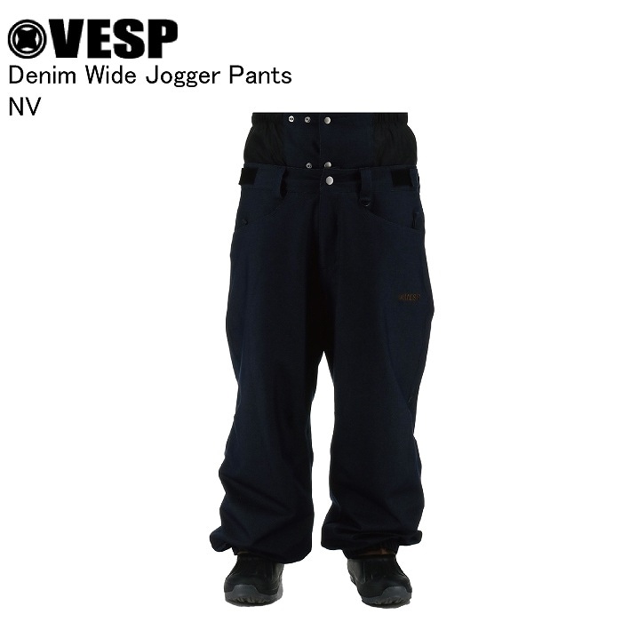 VESP ベスプ VPMP1062 Denim Wide Jogger Pants NV スノーボード