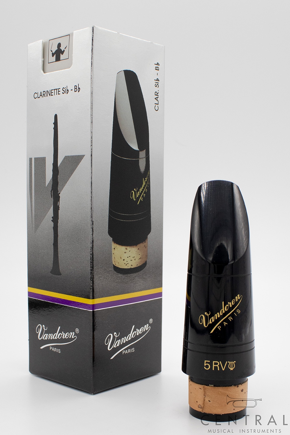 B♭クラリネットマウスピース バンドレン 5RVライヤー 選定品