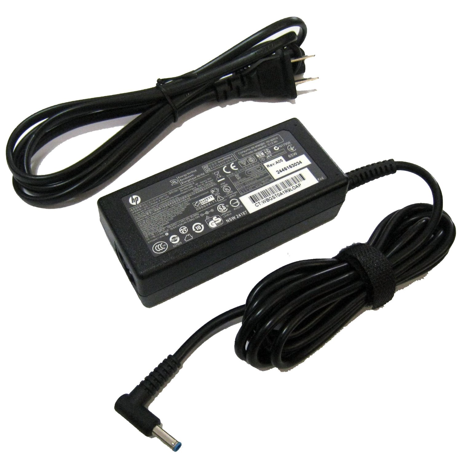 HP 65W スマートACアダプター バレル(ピン)型コネクタ 6H459AA#ABJ