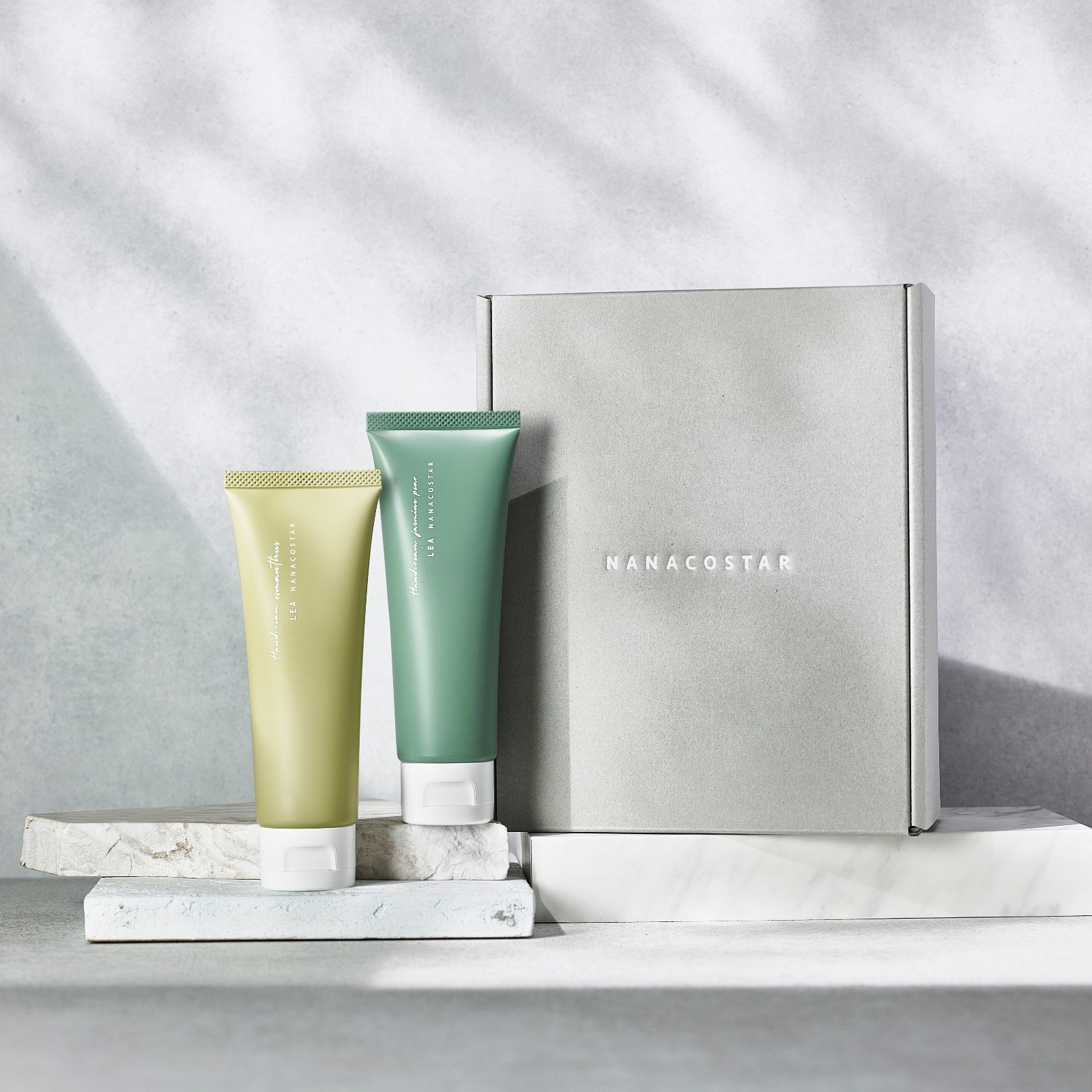 LEA ハンドクリーム2本(ジャスミンペア・キンモクセイ) ギフトボックス