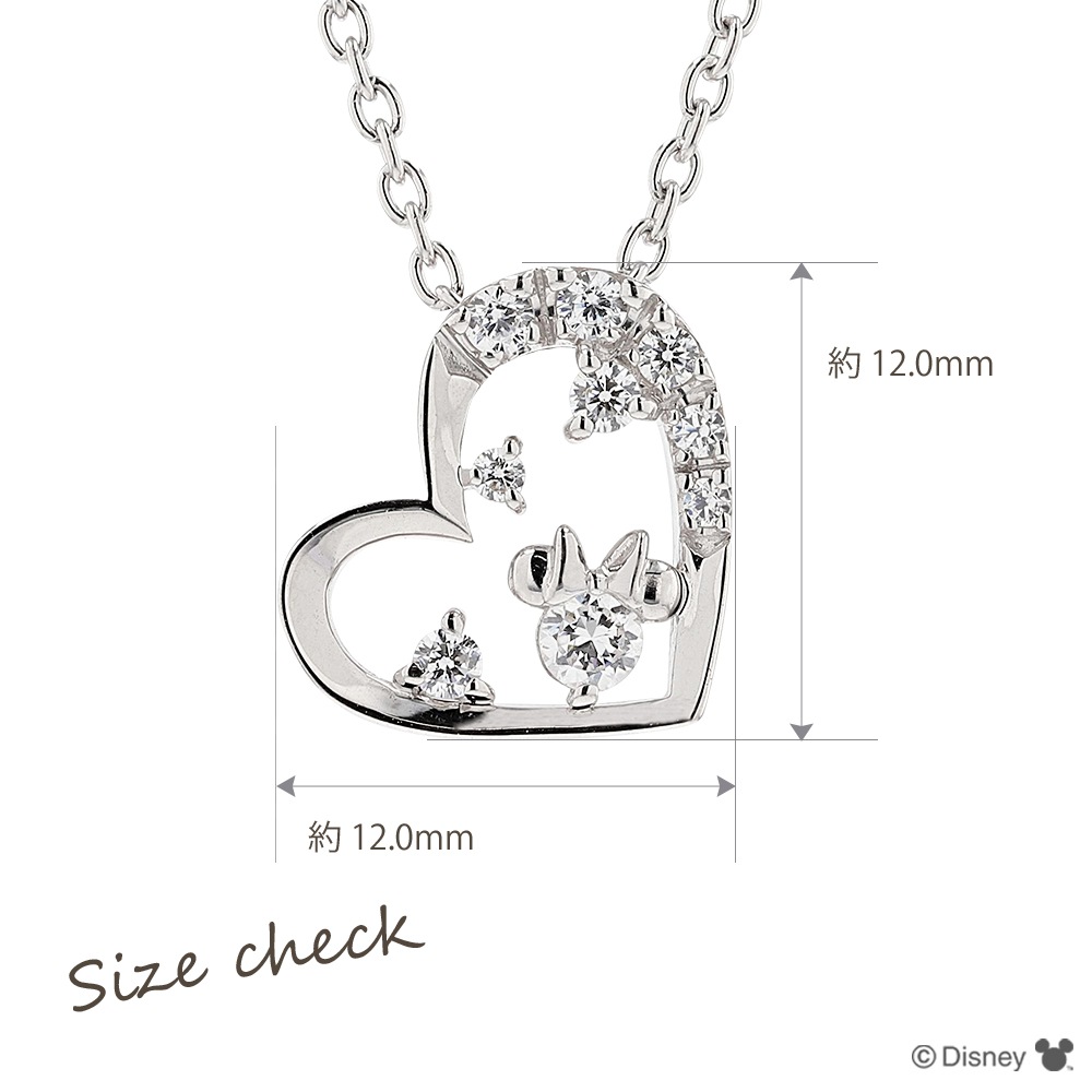 ディズニー] WEB限定 ミニー / シルバー キュービックジルコニア
