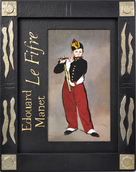 マネ 『笛を吹く少年』 ハンドメイドフレーム 大額 - 額縁専門店