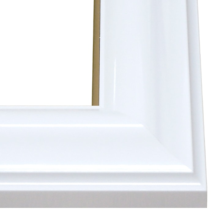 水彩額 681/白 水彩F10（530×455mm） 前面UVカットアクリル仕様 マット