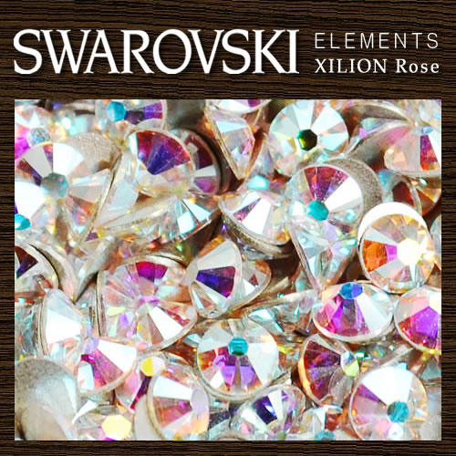 ネコポス 送料無料】【オーロラカラー】キラキラ激安スワロフスキー