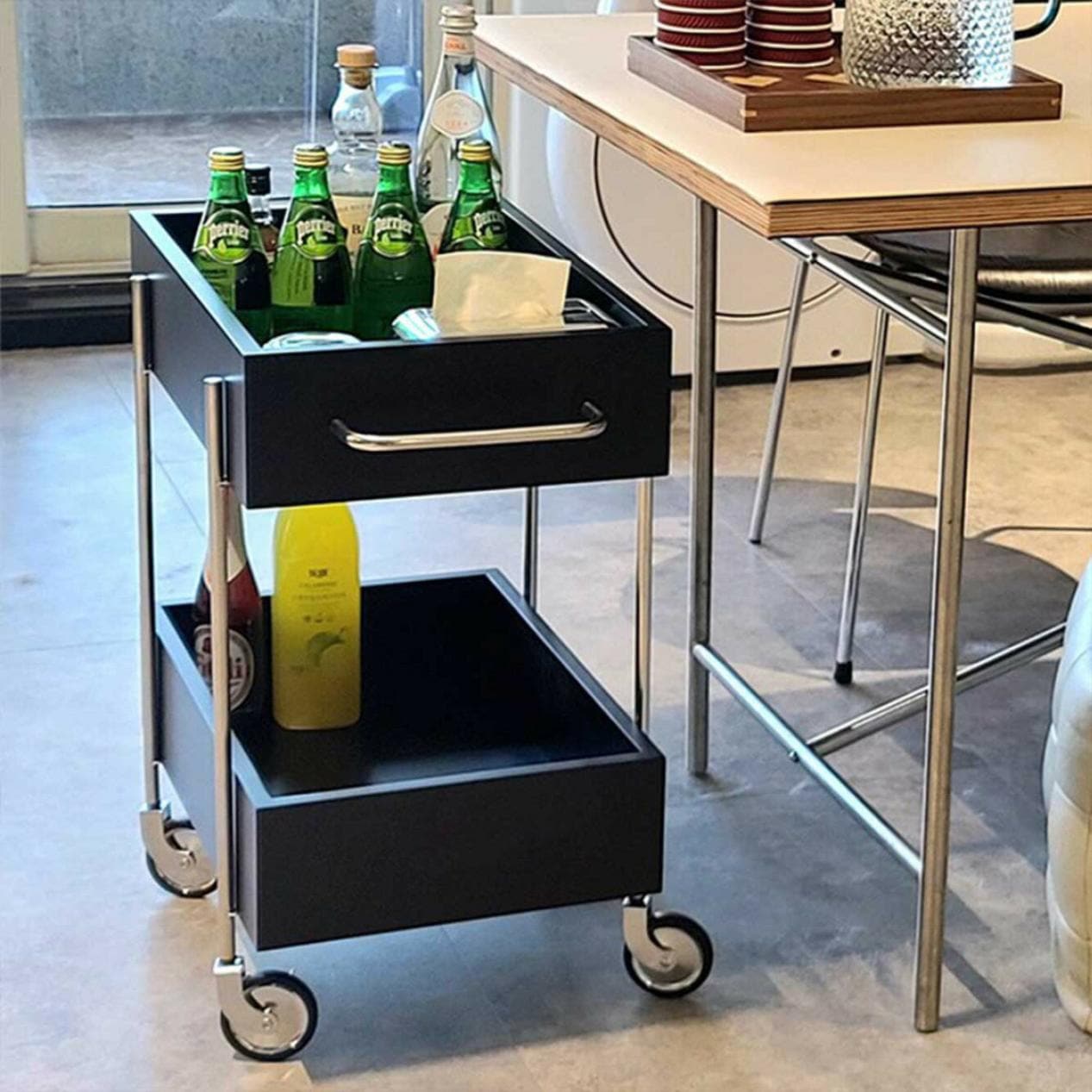 VeroMan キャリーワゴン ワゴン カート キャスター付き 収納ラック