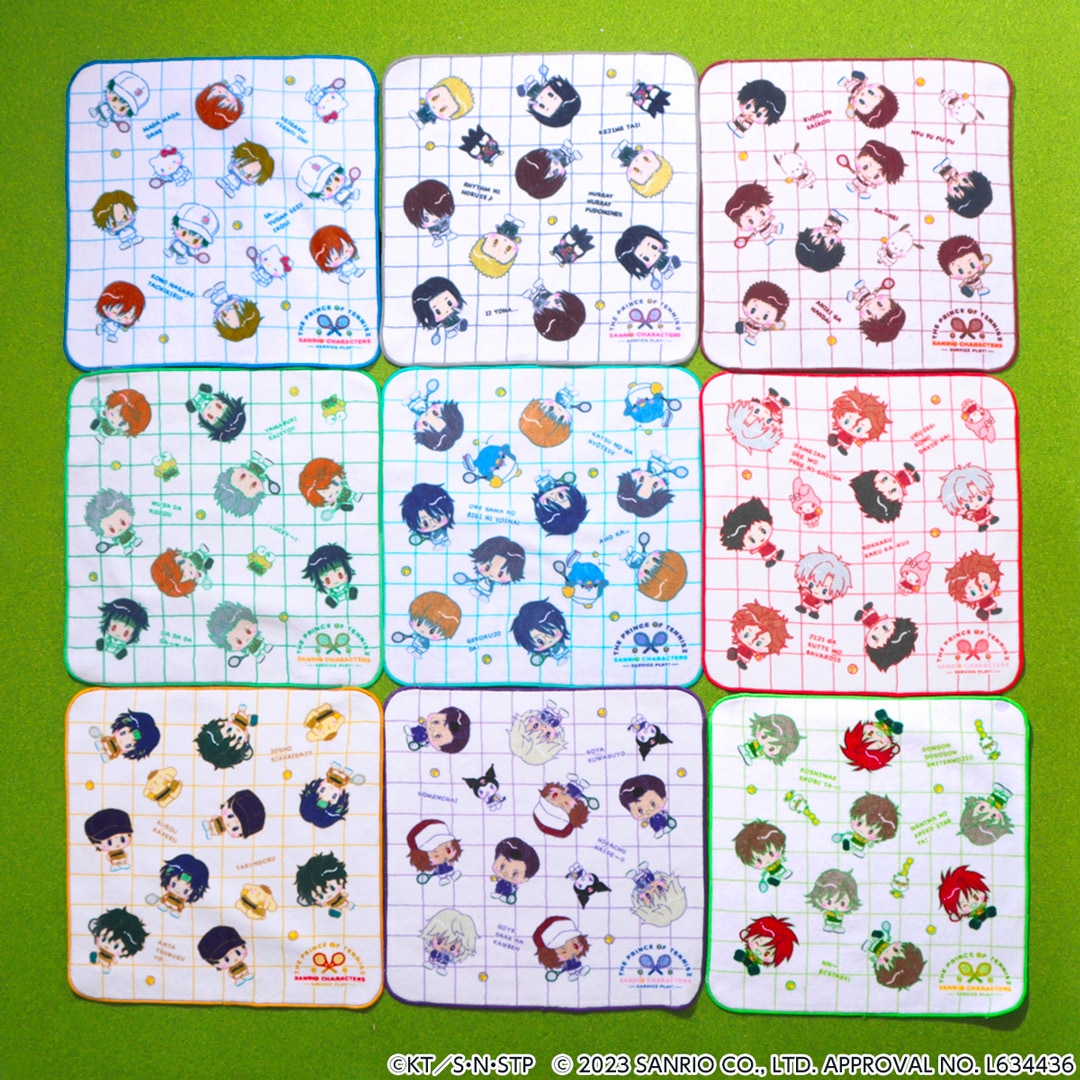 新テニスの王子様×サンリオキャラクターズ-SERVICE PLAY！- ハンカチ