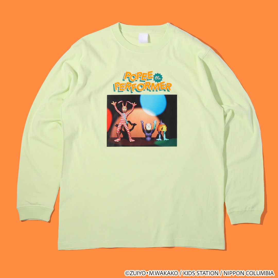 ポピーザぱフォーマー ポピー the クラウンロングスリーブTシャツ