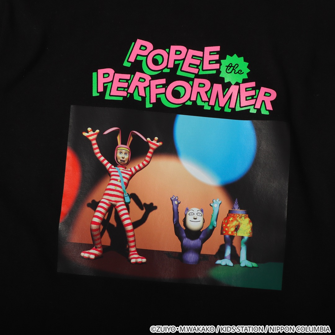 ポピーザぱフォーマー ポピー the クラウンロングスリーブTシャツ