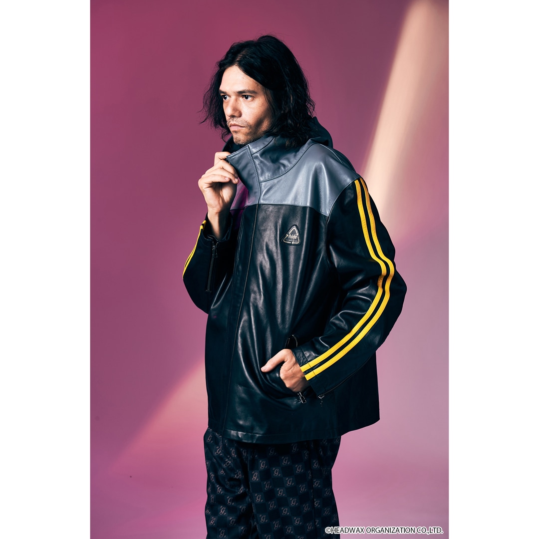 レザーパーカー vkei fuga archive lgb ekam エディ レザーパーカー