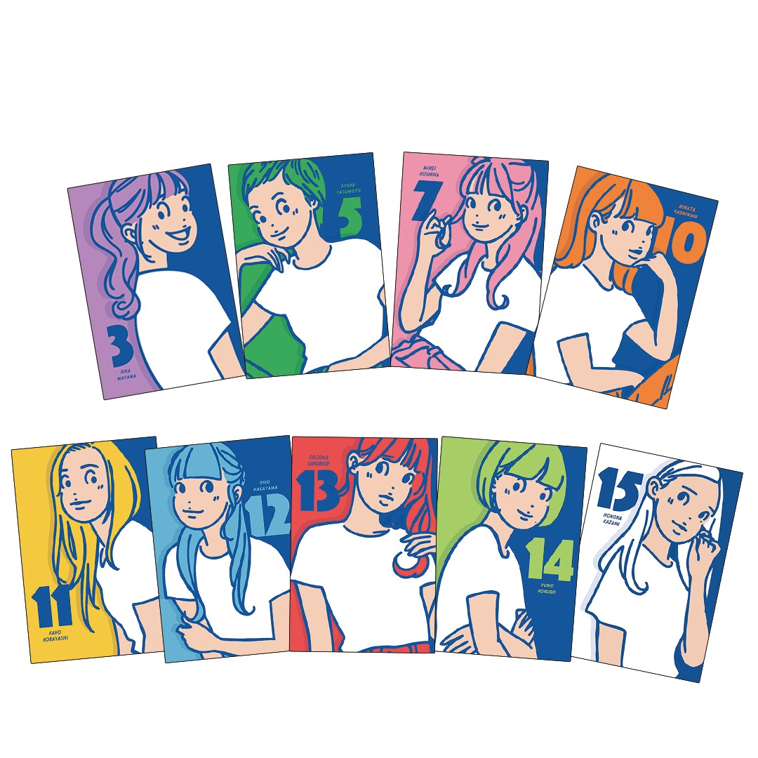 私立恵比寿中学 もっとエビ展 ～9 colors nude～ イラストカードセット