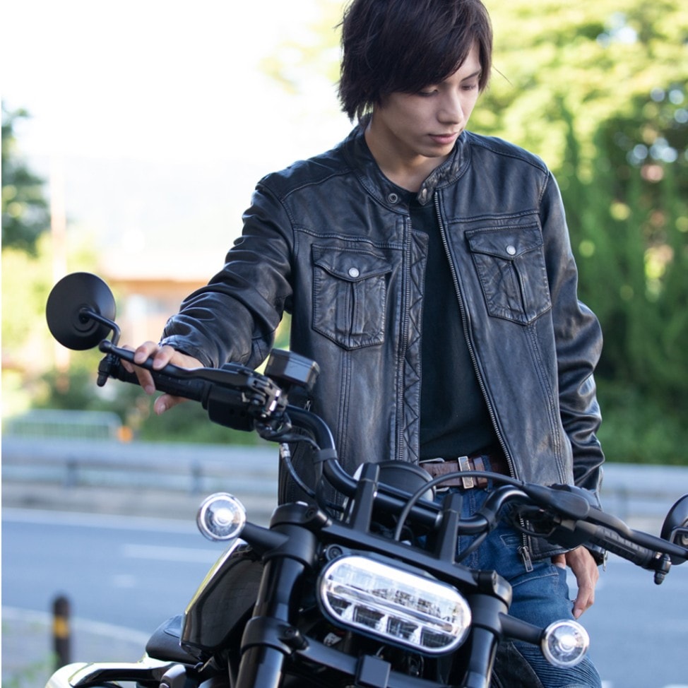 デグナー レザージャケット ライダースジャケット 羊革 革ジャン