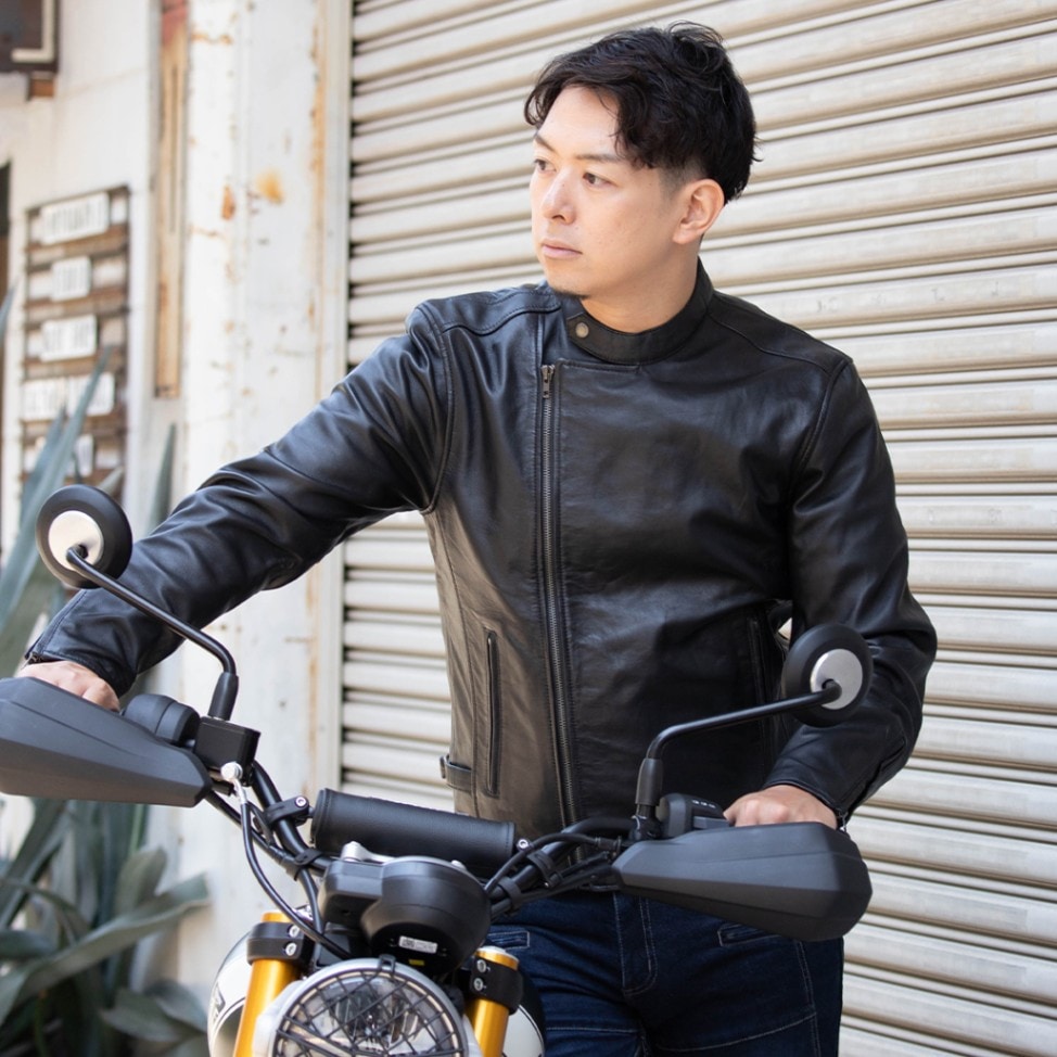バイク レザージャケット[24WJ-3] ウェア,メンズ,ジャケット,素材別