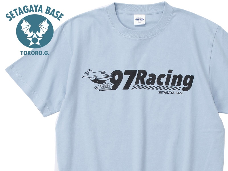 97Racing ロゴVer. Tシャツ アシッドブルー / 世田谷ベース | [NEW/新