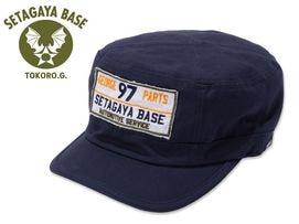 世田谷ベース フラットキャップ / ブラック×イエロー | 世田谷ベース