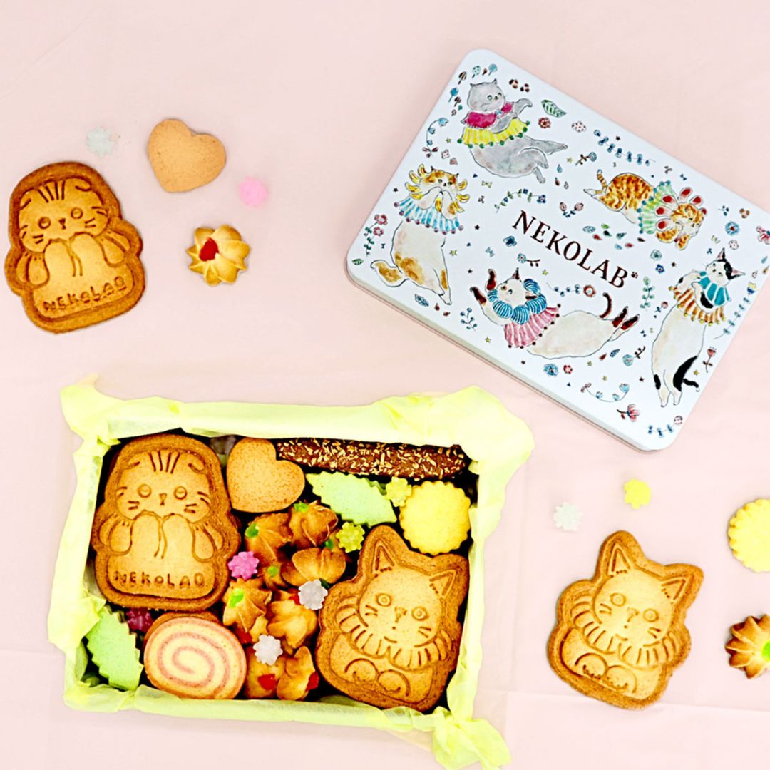 第二弾コラボ】トコロコムギ | オハナの妖精にゃんこクッキー缶